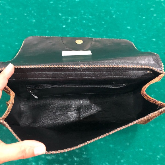 Vintage Nina Arjani Leatherock 1992 Flip Purse - Picture 8 of 8